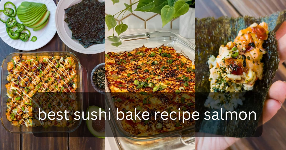 best sushi bake recipe salmon: How to Make Salmon Sushi Bake sushi bake with salmon recipe