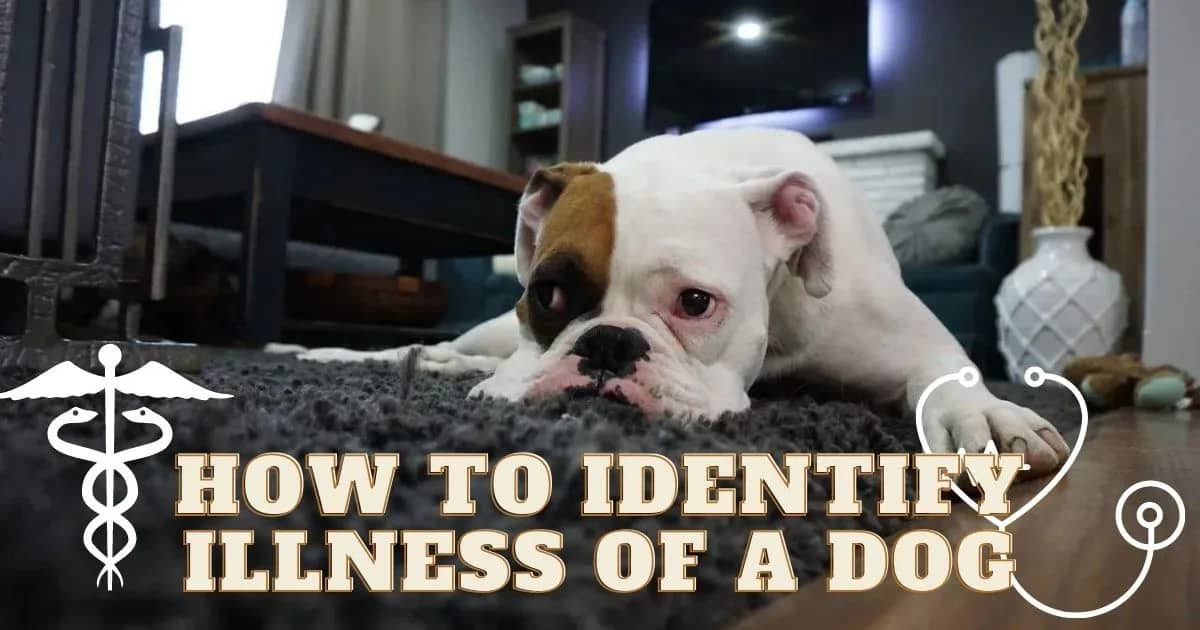 how to identify illness of a dog